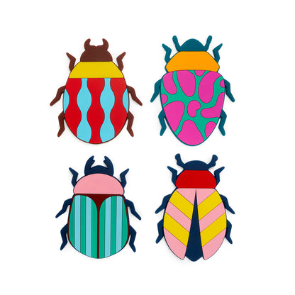 Set 4 Sottobicchieri THE BEETLES
