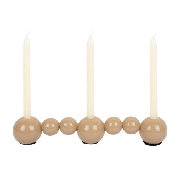 Portacendele Bubbles - Beige