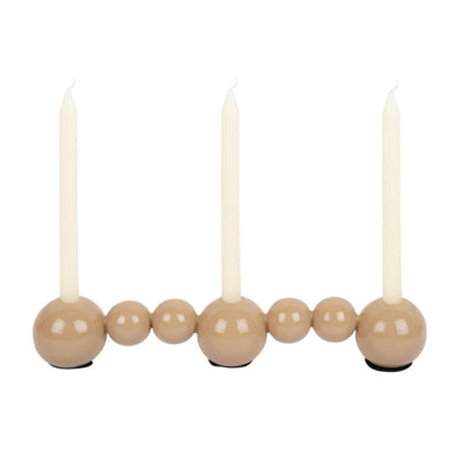 Portacendele Bubbles - Beige