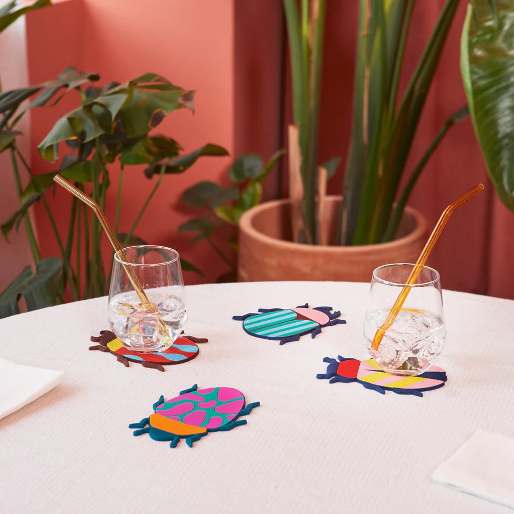 Set 4 Sottobicchieri THE BEETLES