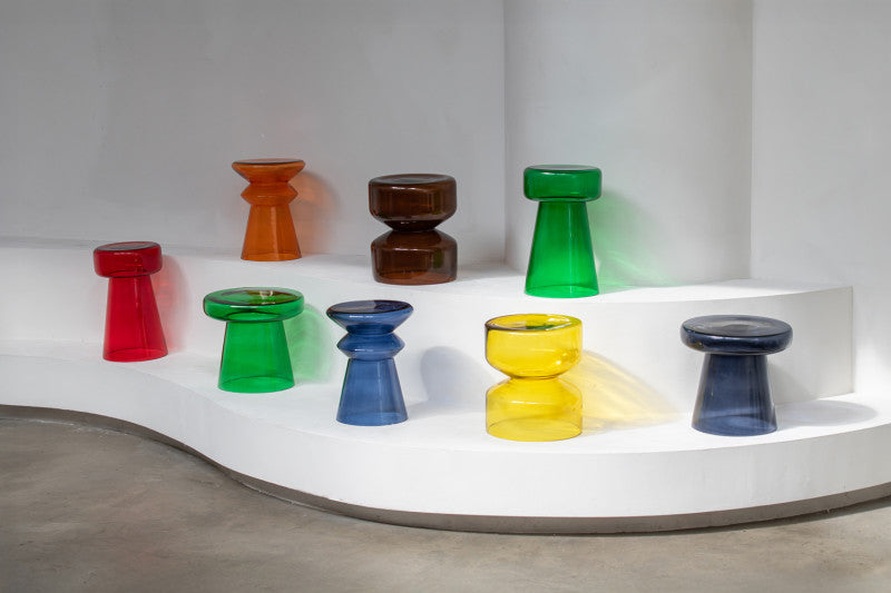 Tavolino/Vaso CORCHO - Rosso