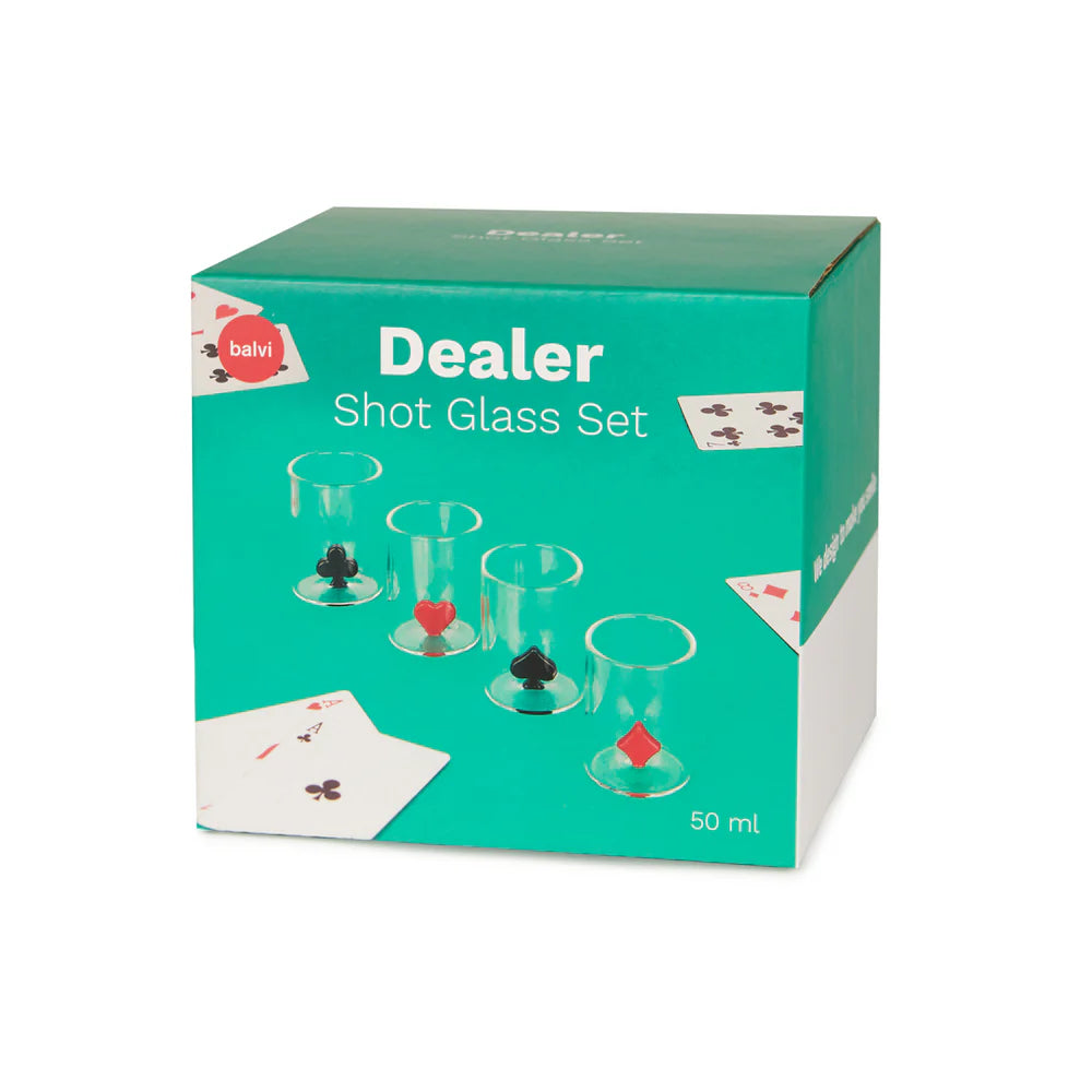 Set 4 Bicchierini liquore DEALER