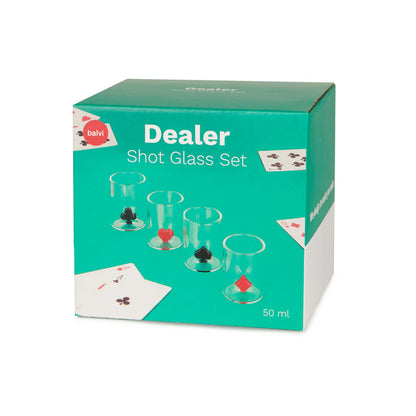 Set 4 Bicchierini liquore DEALER