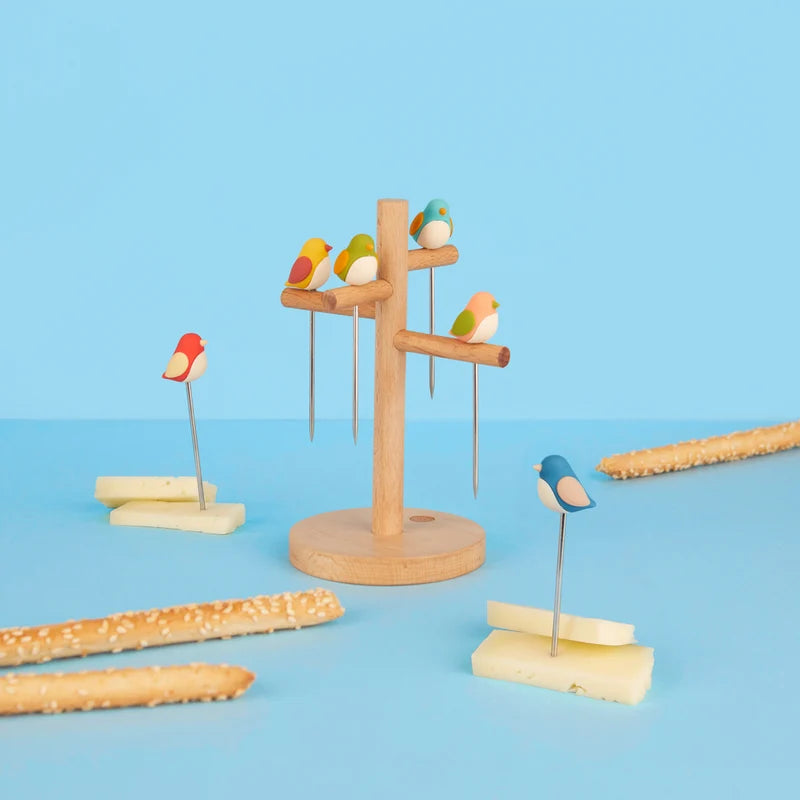 Set 6 Forchettine Aperitivo BIRDIE