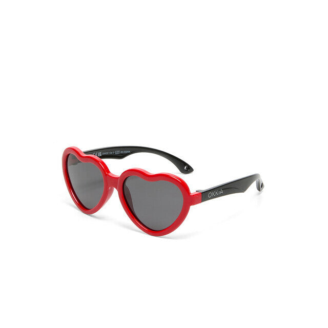 Occhiali da sole Kids CUORE - Rosso