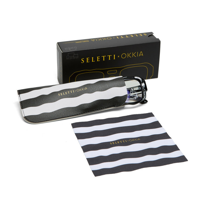 Occhiali da lettura Seletti x Okkia CHANDRA - Nero