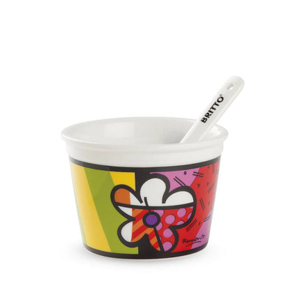 Coppetta + Cucchiaino BRITTO - Vari Decori
