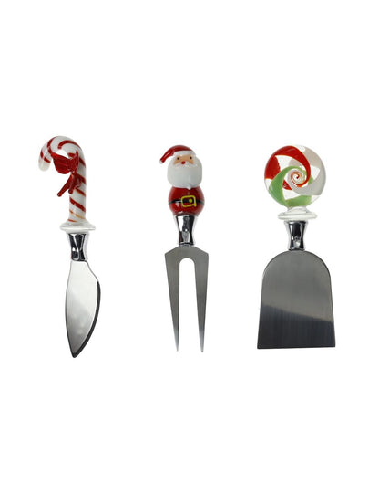 Set 3 Coltelli Formaggio Christmas