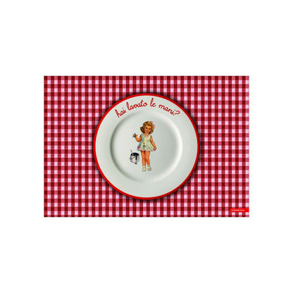 Tovaglietta "Mangia e Impara" - Varie Scritte