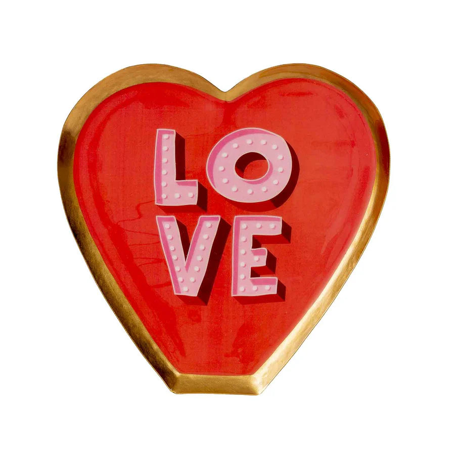 Vassoio in metallo - LOVE