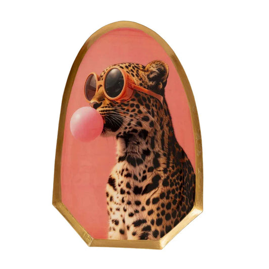 Vassoio in metallo - LEOPARDO