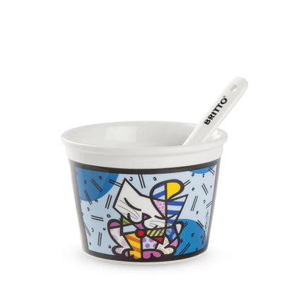 Coppetta + Cucchiaino BRITTO - Vari Decori