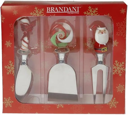 Set 3 Coltelli Formaggio Christmas