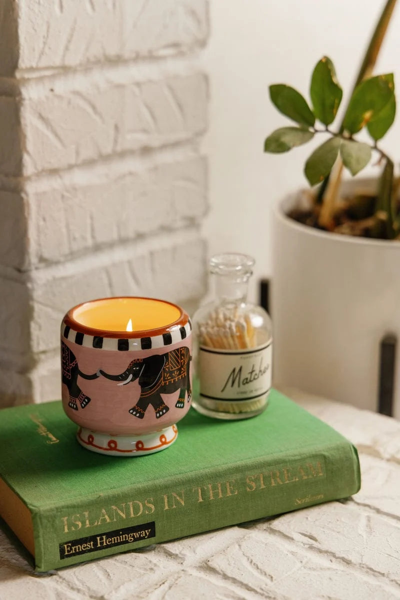Candela A Dopo in Ceramica - Tabacco e Vaniglia
