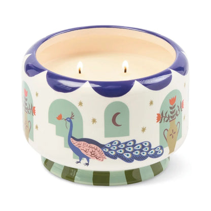 Candela Grande A Dopo in Ceramica - Misted Lime