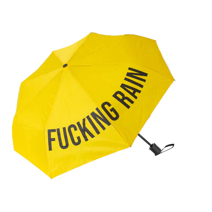 Ombrello Pieghevole "Fucking Rain" - Vari Colori