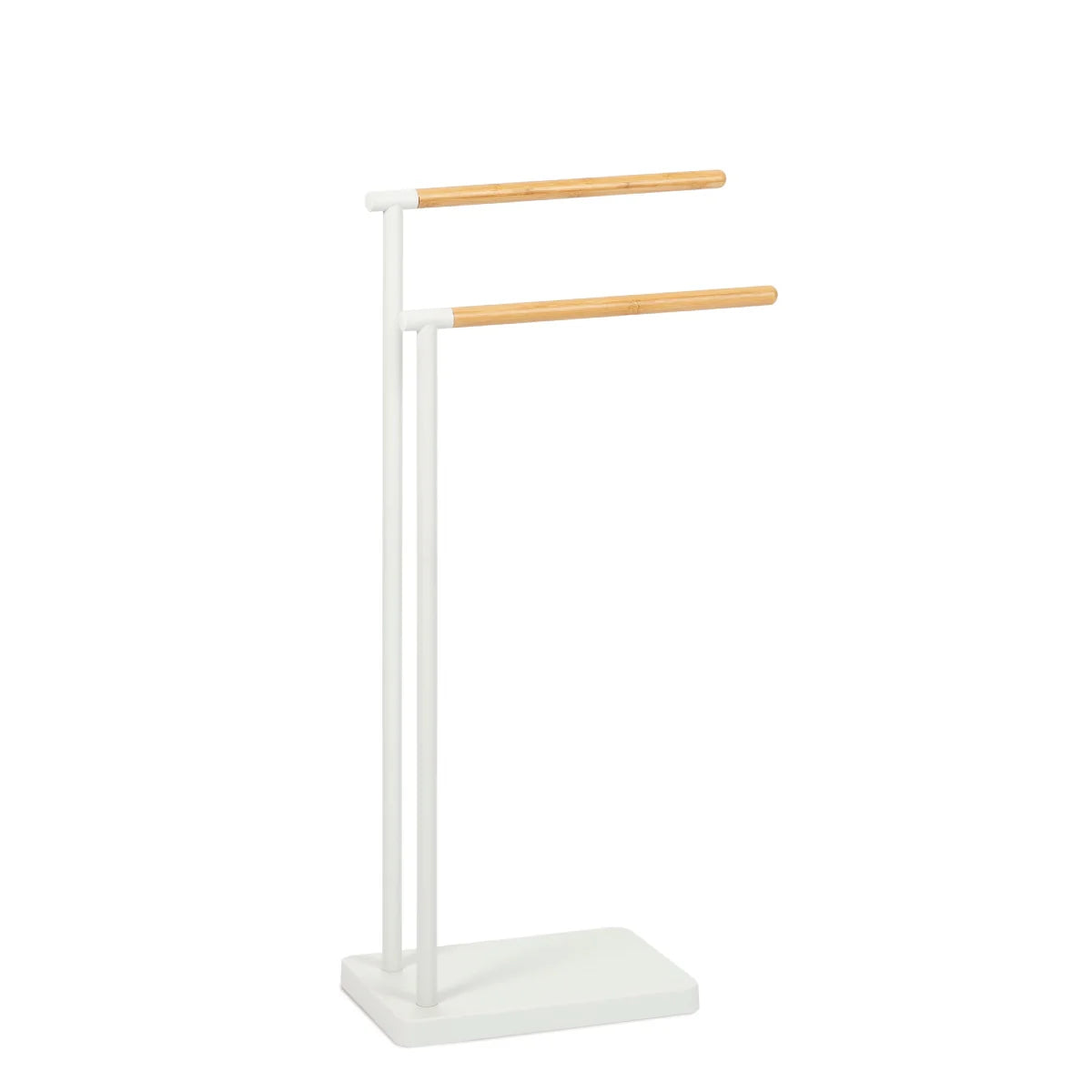Colonna portasciugamani Bianco/Legno