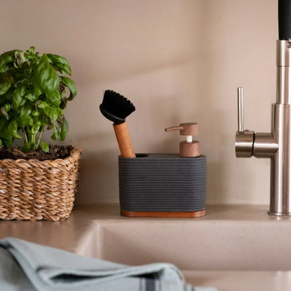 Dosasapone Porta Accessori Acacia/Grigio