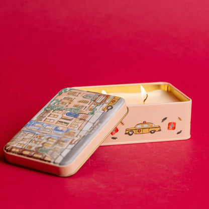 Candela Natalizia in Latta - Chiodi di Garofano e Mandarino