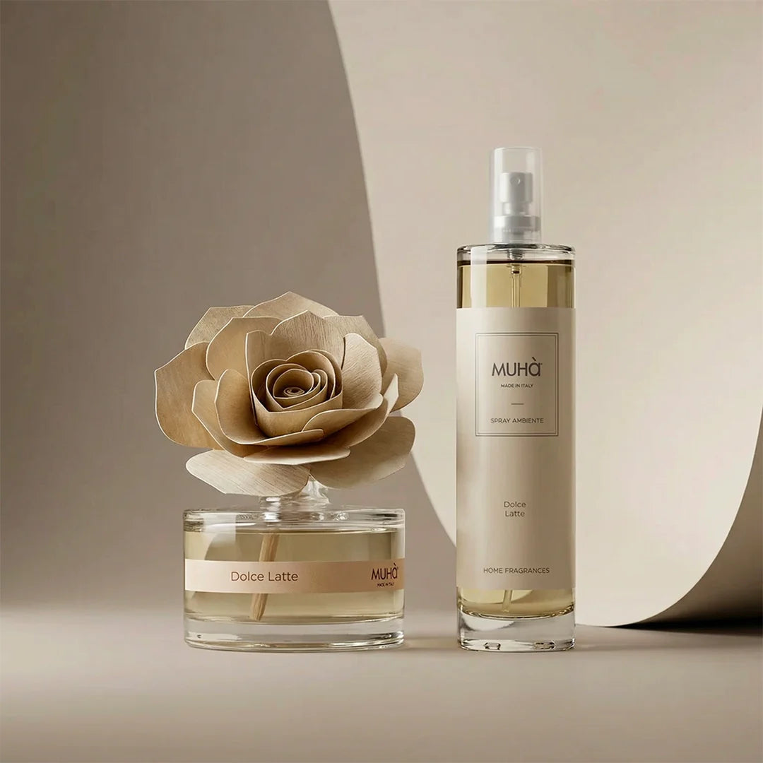 Set Profumatore Rose 50ml + Spray Ambiente - DOLCE LATTE