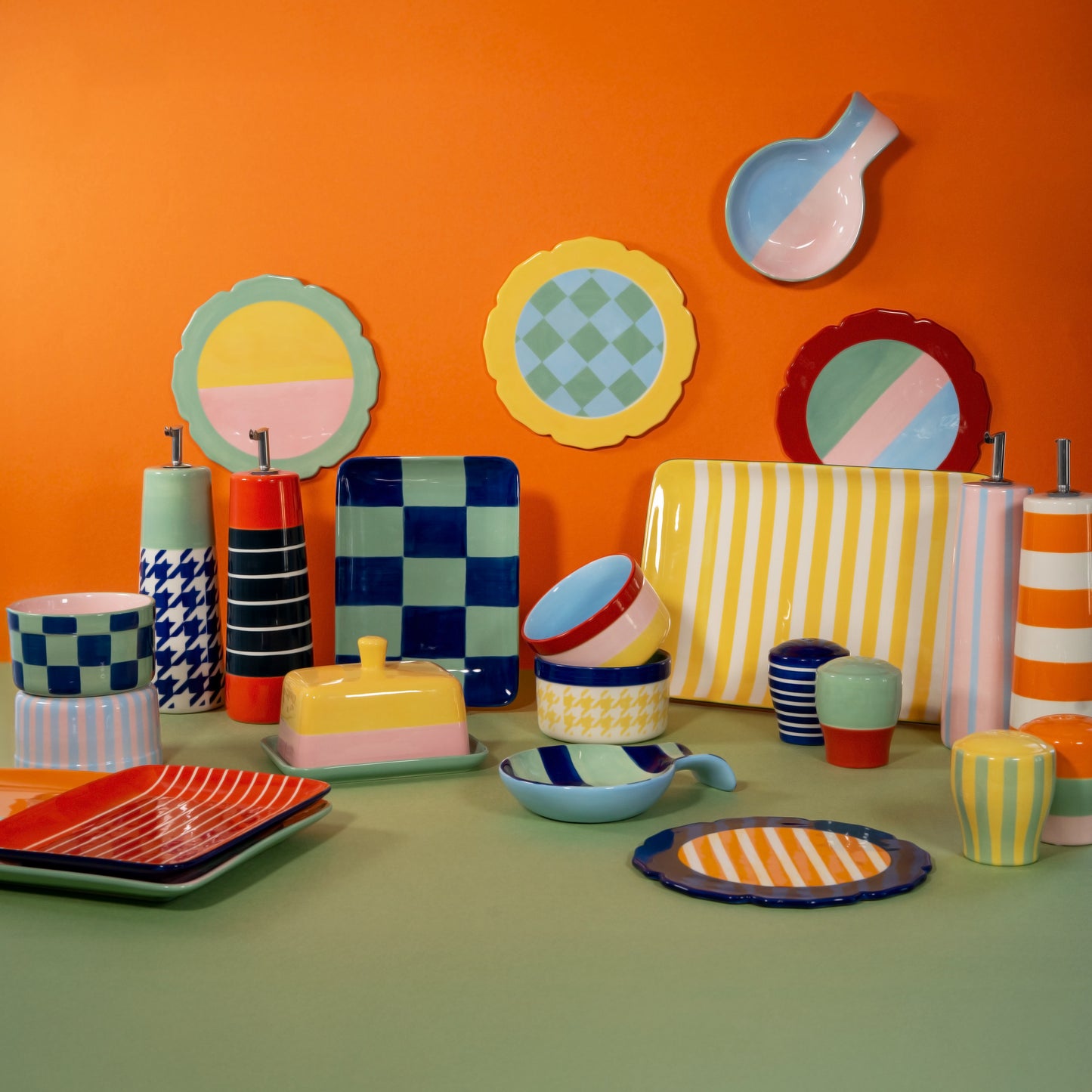 Piatto stoneware - Vari Colori