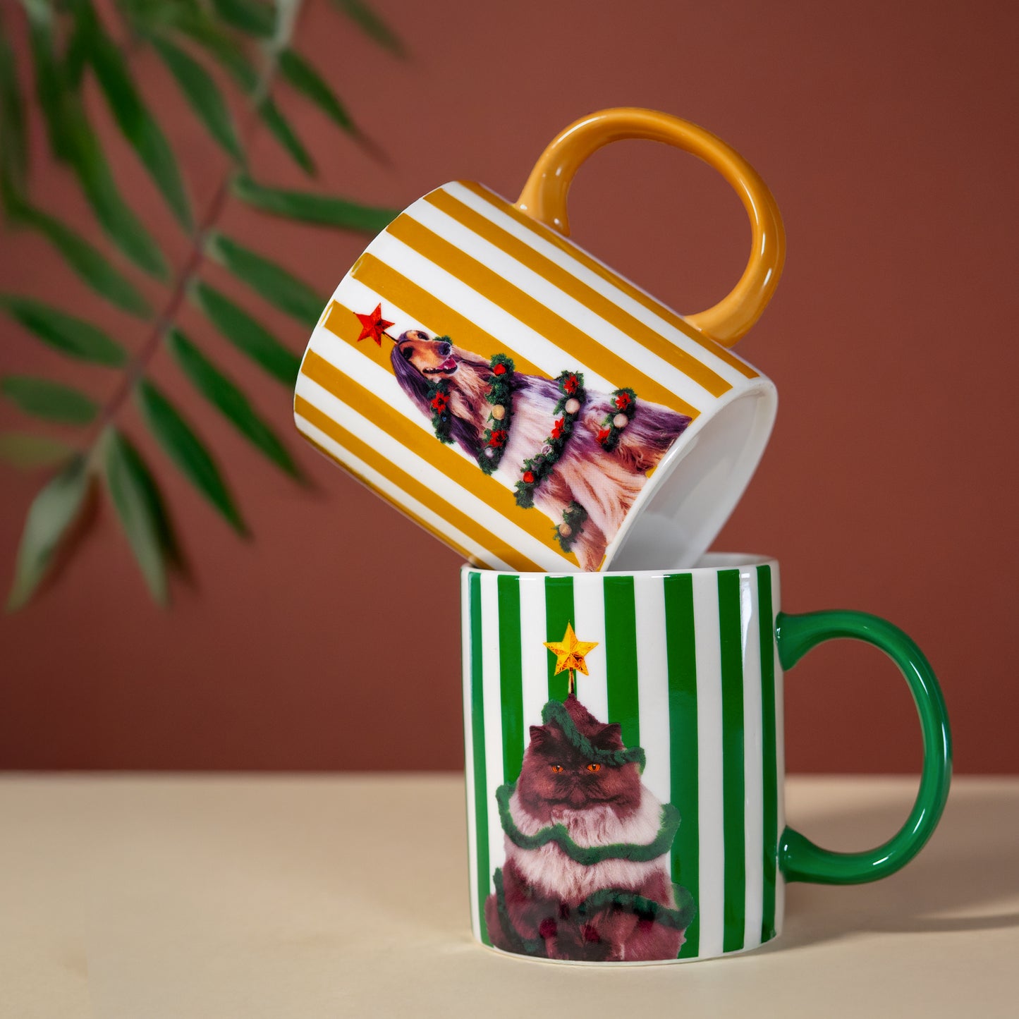 Tazza in Bone China Natalizia