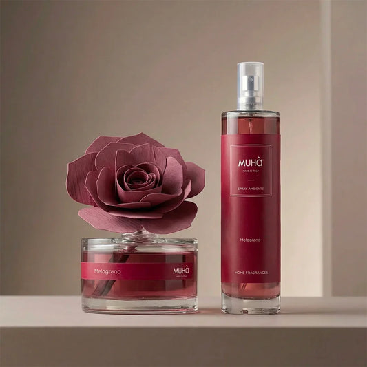 Set Profumatore Rose 50ml + Spray Ambiente - MELOGRANO