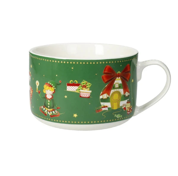 Tazza Colazione XXL ELFOMAGIA - Vari Colori