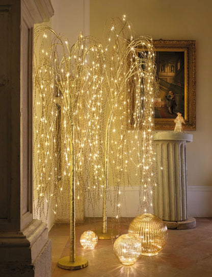 Decorazione Led Salice D'Oro