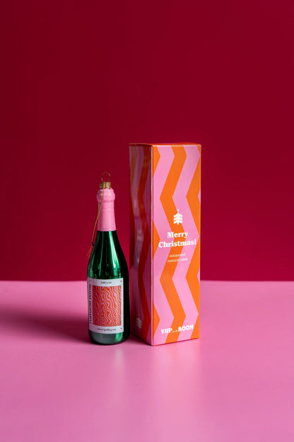 Decorazione Natalizia - Bottiglia Vino