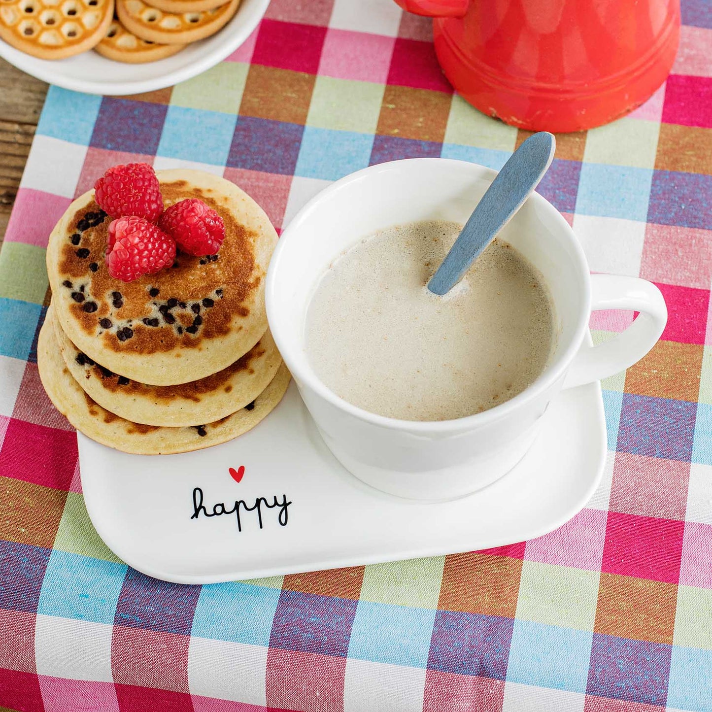 Vassoio per Tazza Colazione "Happy"