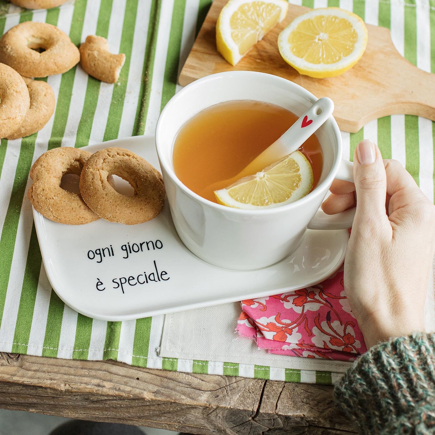 Vassoio per Tazza Colazione "Ogni giorno è Speciale"