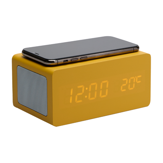 S-ROVER Sveglia con ricarica smartphone e speaker - Vari colori