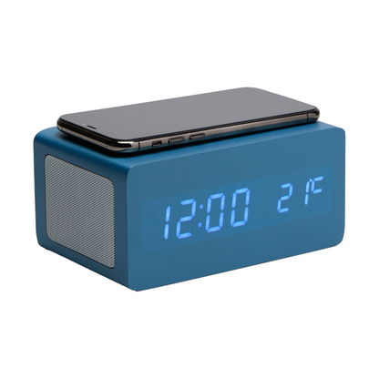 S-ROVER Sveglia con ricarica smartphone e speaker - Vari colori