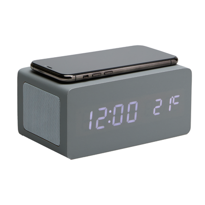 S-ROVER Sveglia con ricarica smartphone e speaker - Vari colori