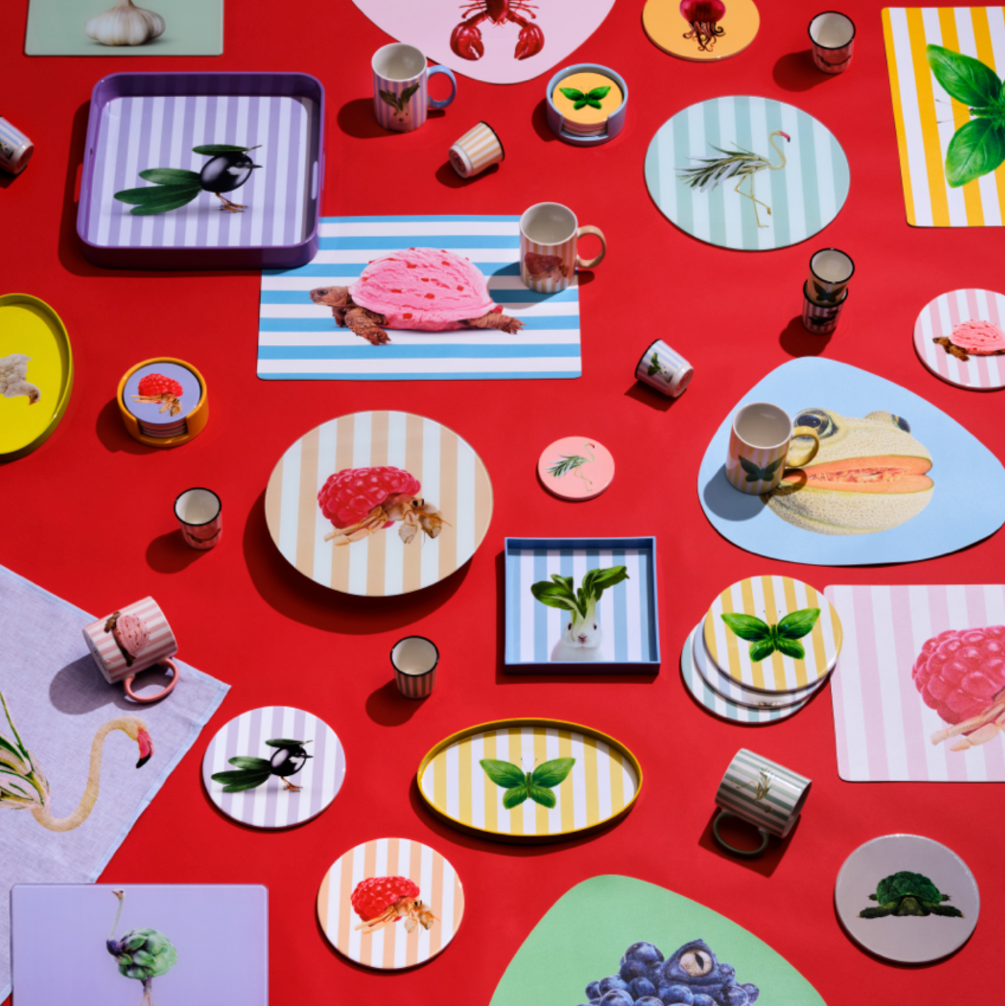 Mug a Righe - Vari Decori