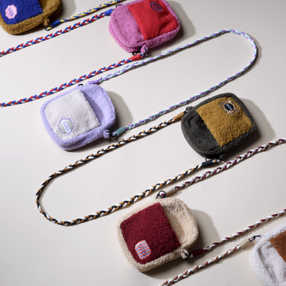 Borsa a Tracolla effetto Bouclè - Vari Colori