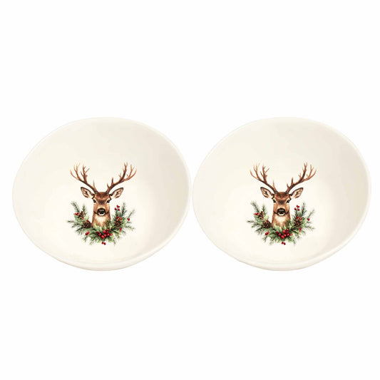 Set 2 Piatti Fondi Natale - Vari Decori