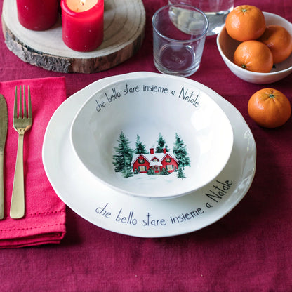 Set 2 Piatti Fondi Natale - Vari Decori