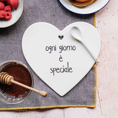 Sottopentola Cuore "Ogni Giorno è Speciale"