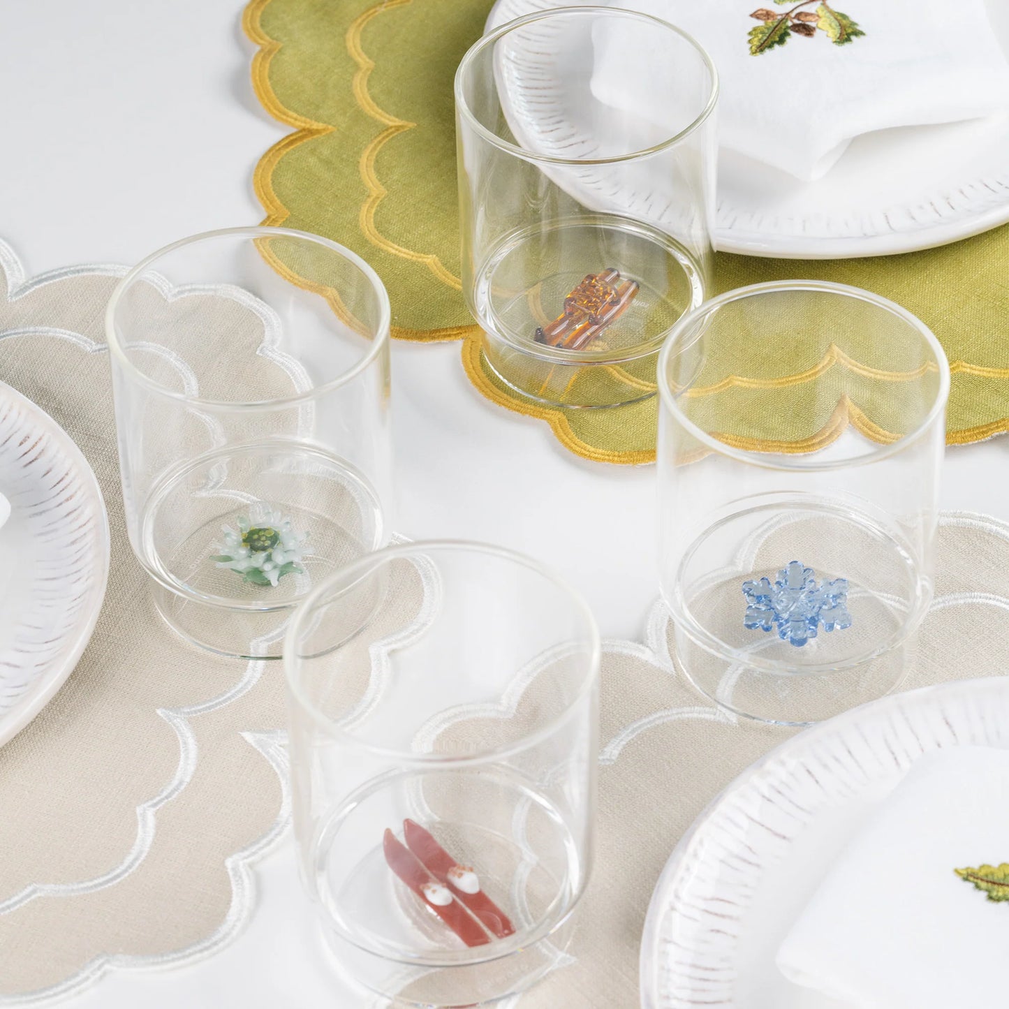 TECA WINTER GAME Set 5 Bicchieri