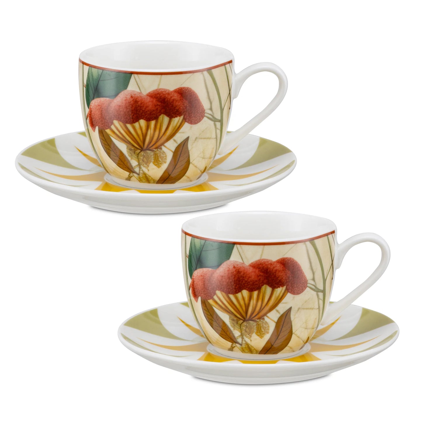 Mirabilia Set 2 Tazzine Caffè - Vari Colori