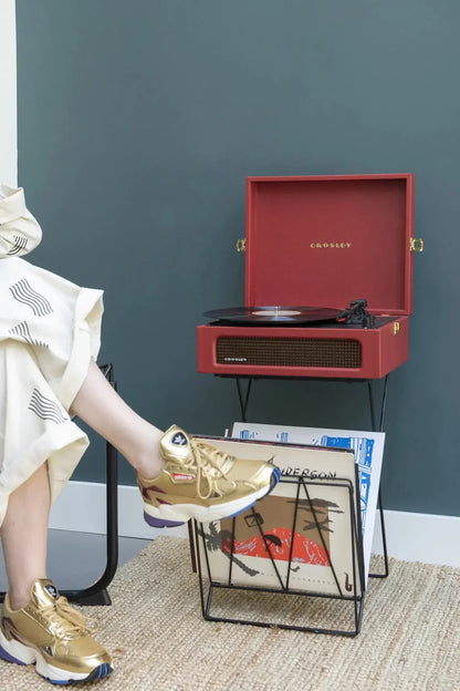 Giradischi Bluetooth Voyager - Burgundy