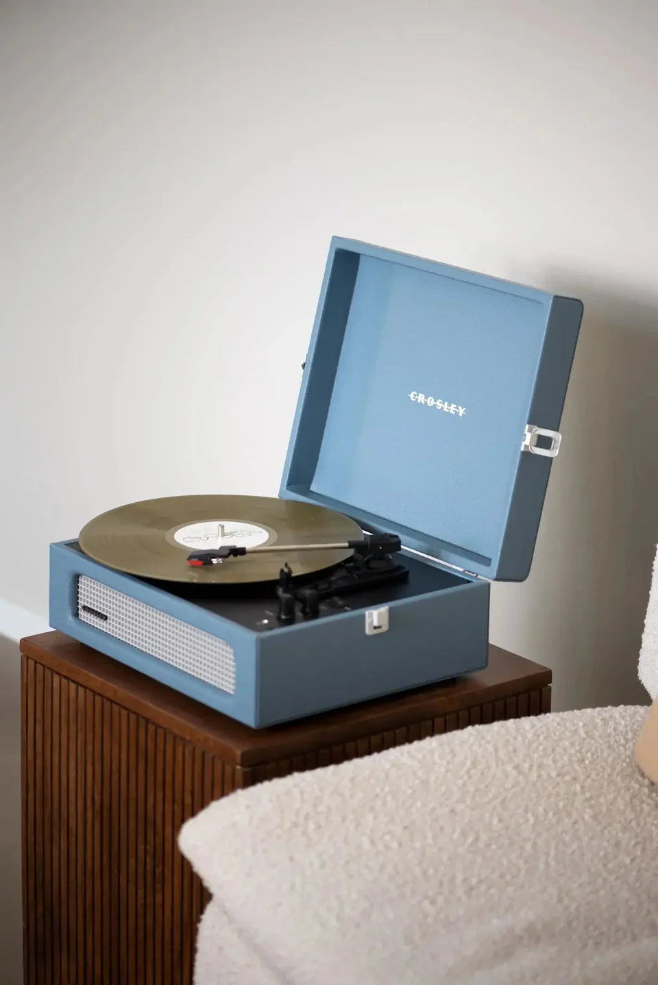 Giradischi Bluetooth Voyager - Azzurro