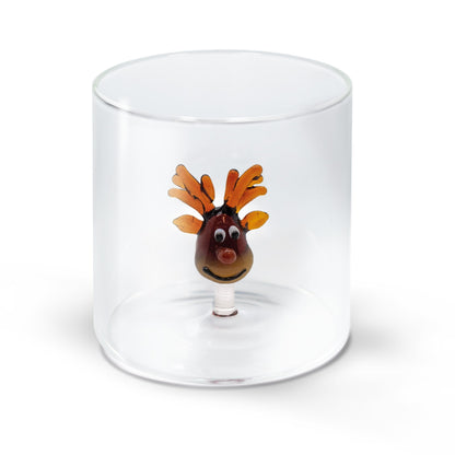 Bicchiere con Soggetto Natalizio