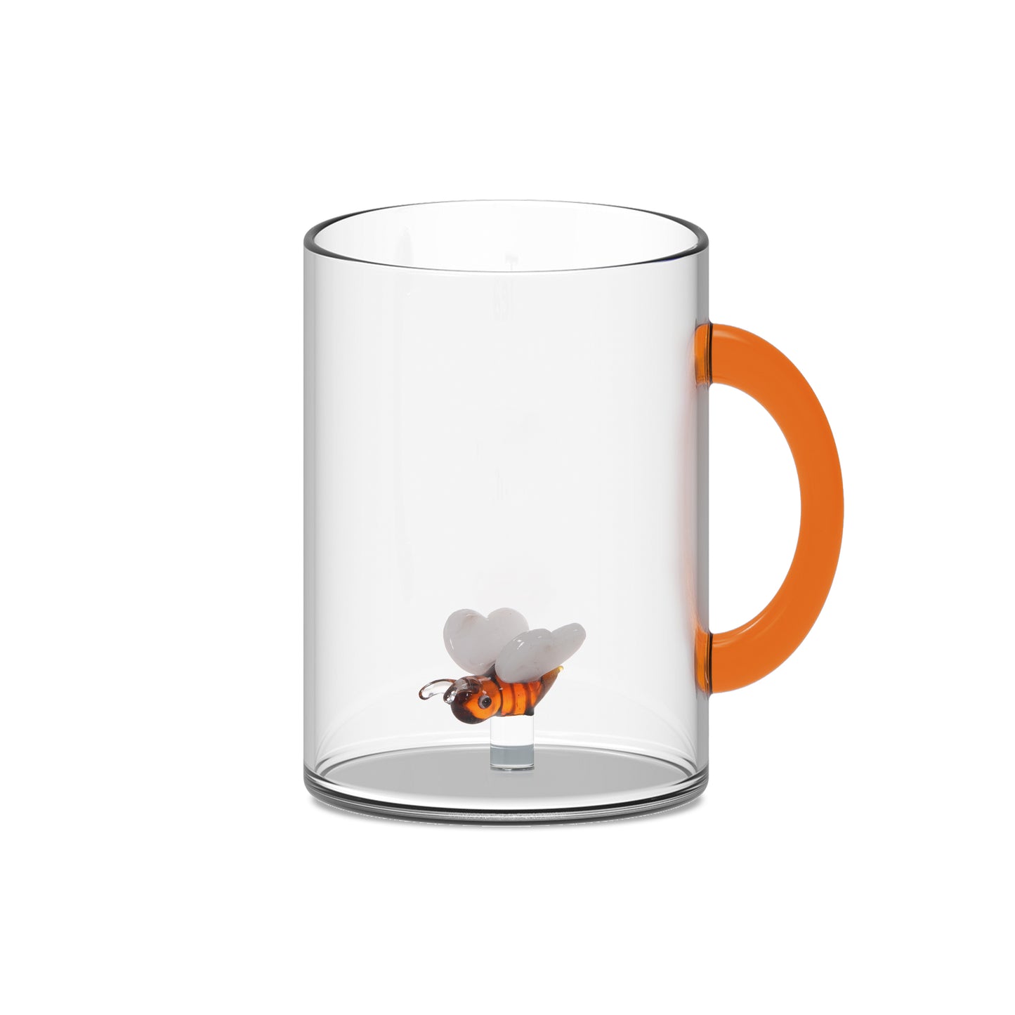 Mug in vetro con soggetto