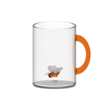 Mug in vetro con soggetto