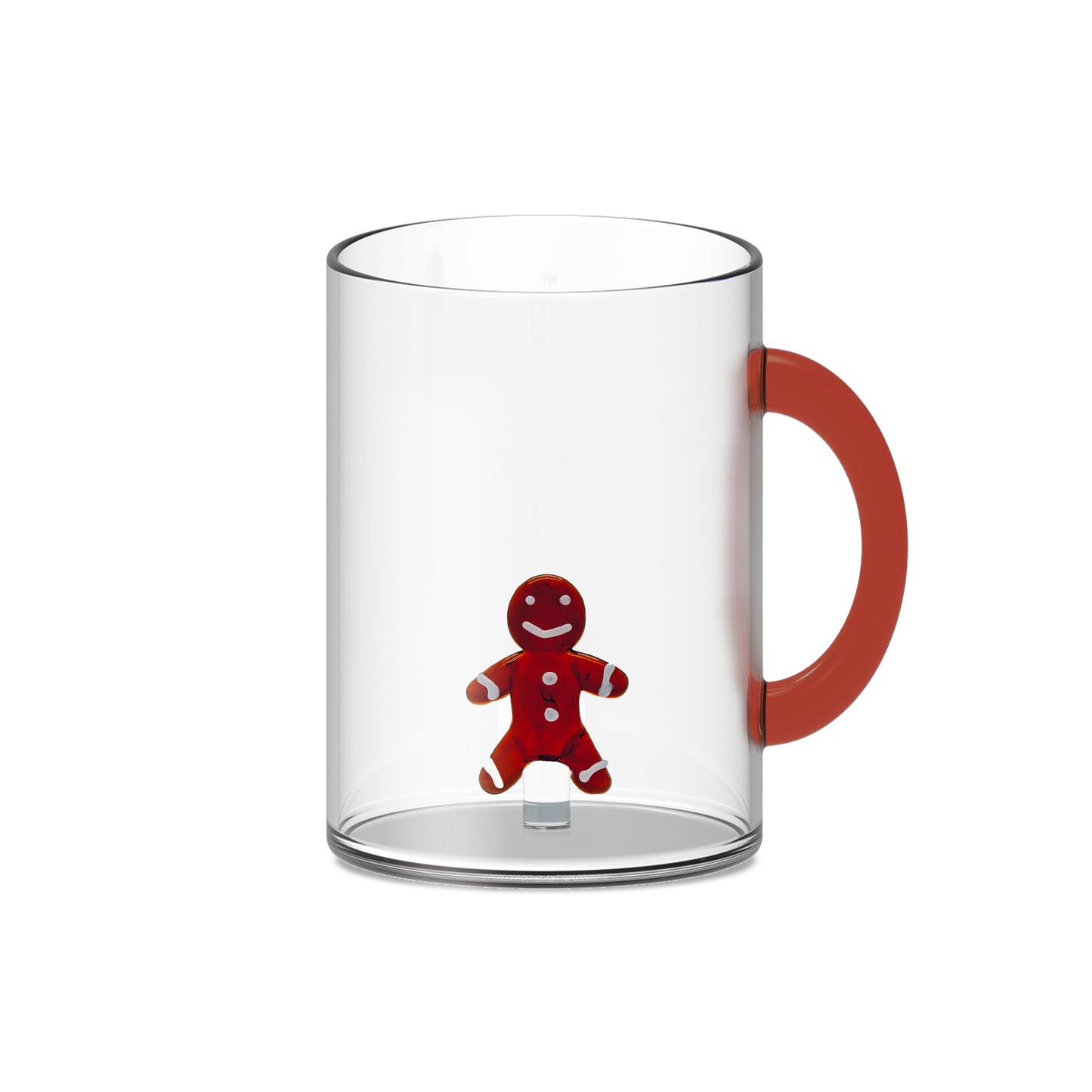 Mug in vetro con soggetto Natalizio