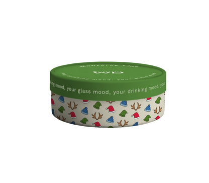 Set 4 Cucchiaini in Vetro Soggetti Natalizi