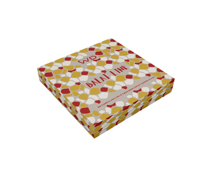 Set 2 piatti piccoli in vetro Balat Line - Argento